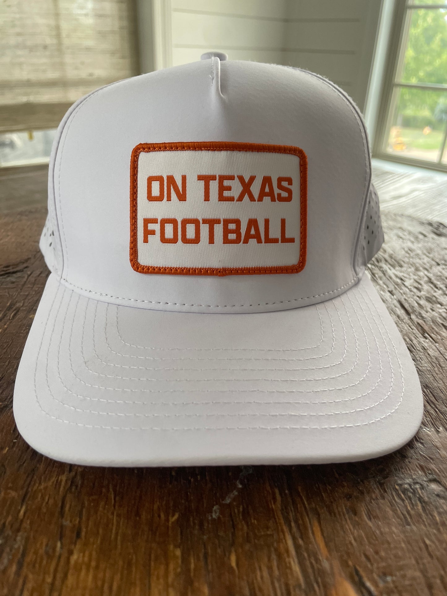 On Texas Football Patch Hat (White)