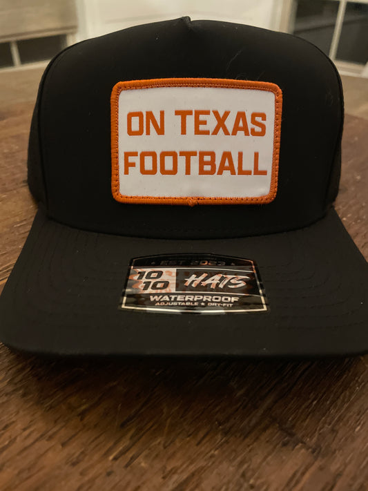 On Texas Football Patch Hat